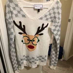 Hilarious reindeer Christmas sweater